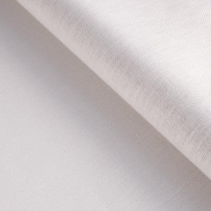 Middleton Linen White 93180 by Schumacher Designer Fabric