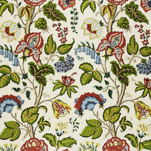 Tree Of Life Ivory 172615 by Schumacher Designer Fabric