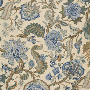 Chalfont Porcelain 172743 by Schumacher Designer Fabric