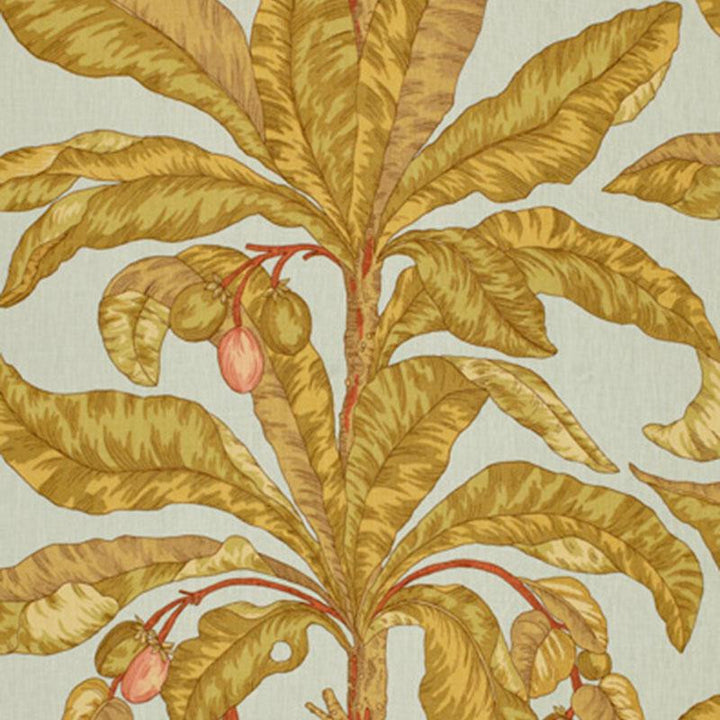Blair House Palm Ii Sea Breeze 173590 by Schumacher Designer Fabric Schumacher Prints 27.0" - Swanky Fabrics -