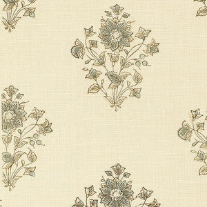 Beatrice Bouquet Mineral 173761 by Schumacher Designer Fabric