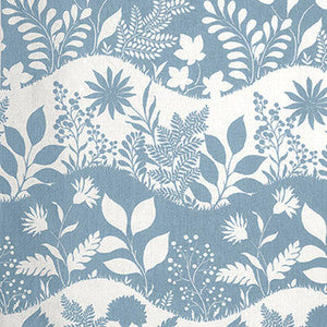 Good Day Sunshine China Blue 173973 by Schumacher Designer Fabric