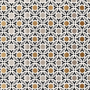 Serallo Mosaic Mica 5005971 by Schumacher Designer Wallpaper