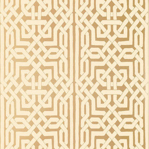 Malaga Gold 5005931 by Schumacher Designer Wallpaper