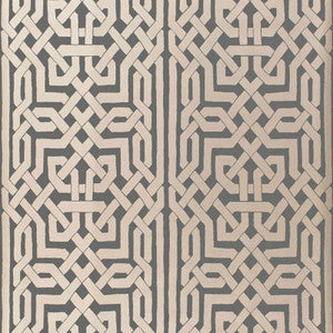 Malaga Graphite 5005933 by Schumacher Designer Wallpaper