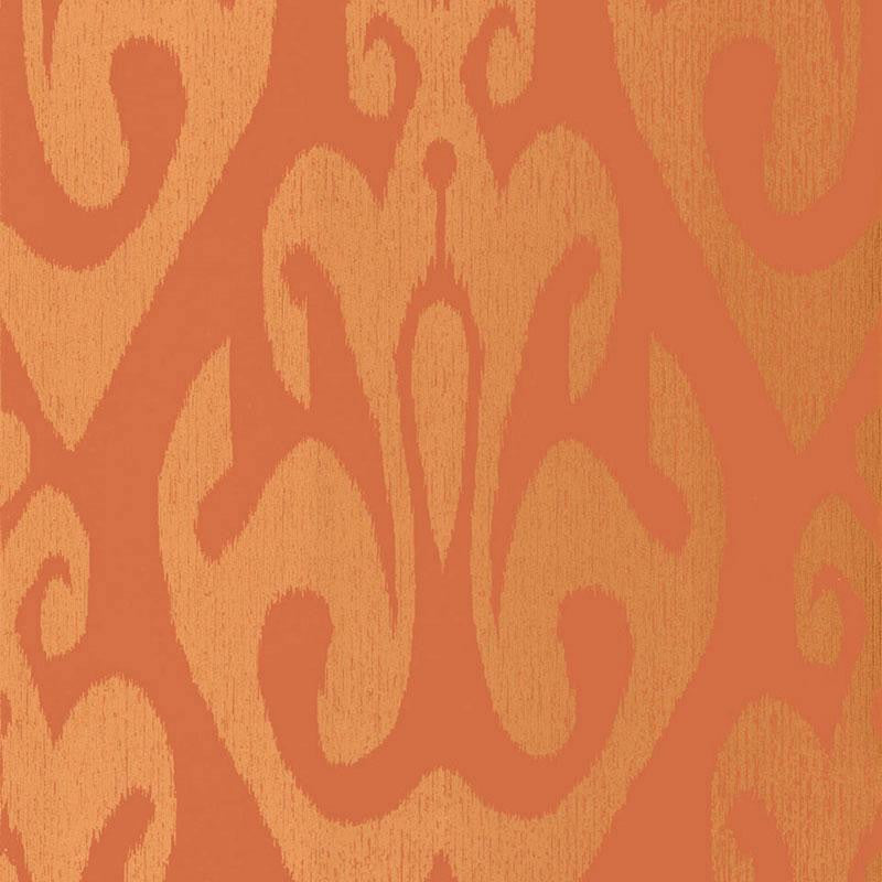 Tokat Cinnabar 5005981 by Schumacher Designer Wallpaper Byzantium 10.25" - Swanky Fabrics -