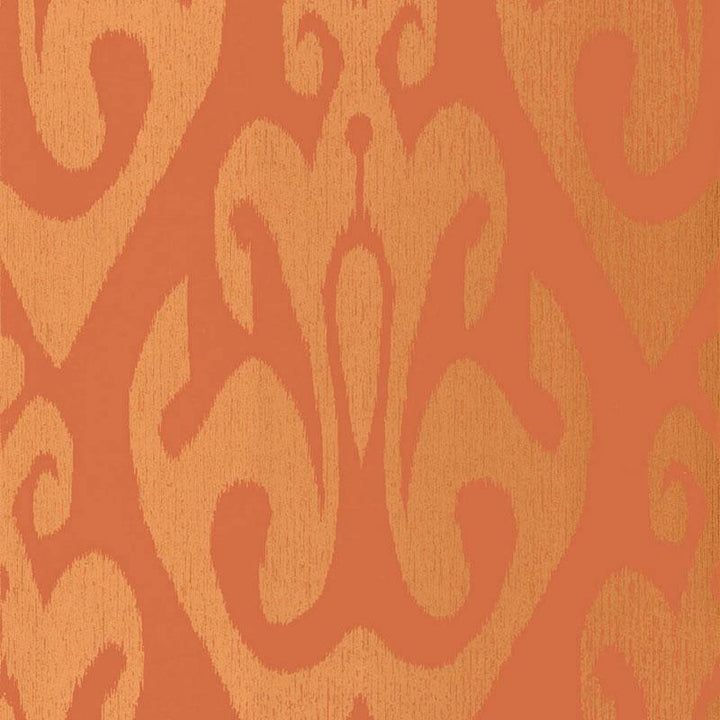 Tokat Cinnabar 5005981 by Schumacher Designer Wallpaper Byzantium 10.25" - Swanky Fabrics -