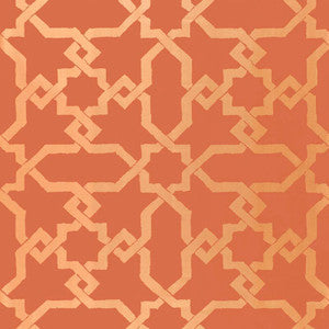 Cordoba Cinnabar 5005923 by Schumacher Designer Wallpaper