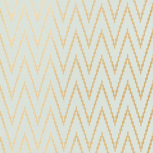 Kasari Ikat Aquamarine 5005991 by Schumacher Designer Wallpaper