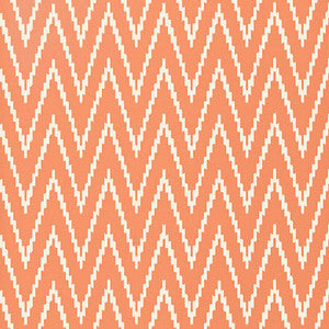 Kasari Ikat Terra Cotta 5005994 by Schumacher Designer Wallpaper