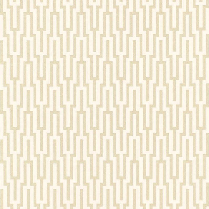 Metropolitan Fret Crystal 5005890 by Schumacher Designer Wallpaper Byzantium 3.38" - Swanky Fabrics -