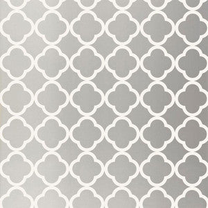 Morocco Silver 5005872 by Schumacher Designer Wallpaper