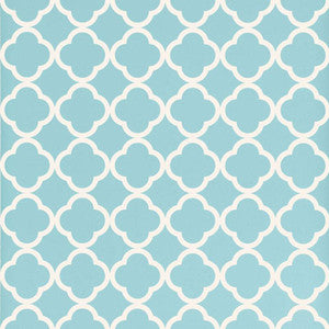 Morocco Azure 5005875 by Schumacher Designer Wallpaper