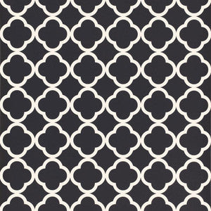 Morocco Black 5005876 by Schumacher Designer Wallpaper