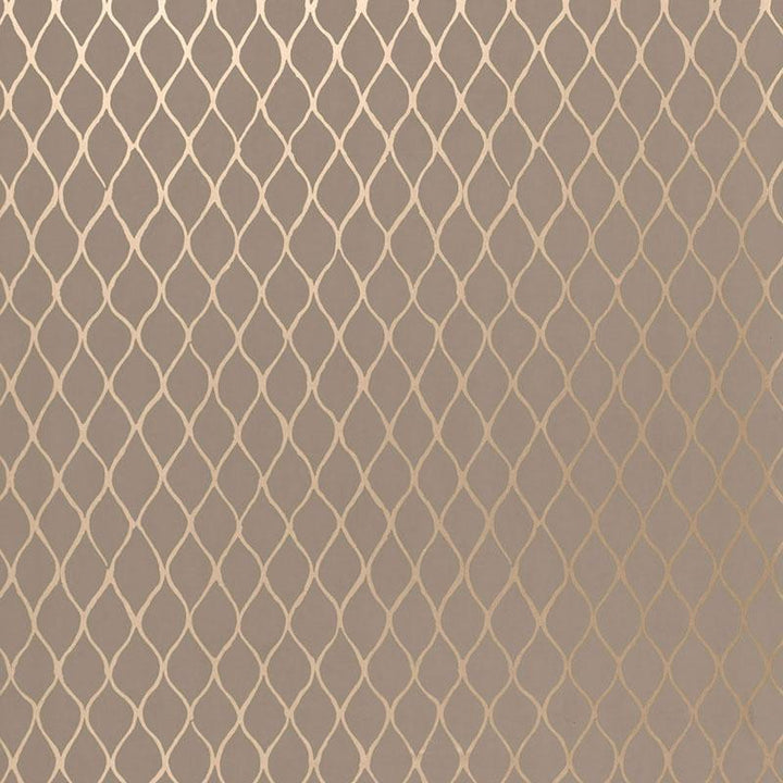 Valencia Taupe / Pewter 5005912 by Schumacher Designer Wallpaper Byzantium 13.5" - Swanky Fabrics -