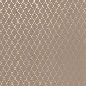 Valencia Taupe / Pewter 5005912 by Schumacher Designer Wallpaper