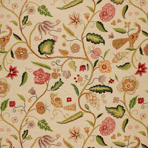 Apsley Vine Rose 1307002 by Schumacher Designer Fabric