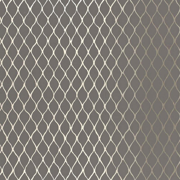 Valencia Graphite 5005913 by Schumacher Designer Wallpaper Byzantium 13.5" - Swanky Fabrics -