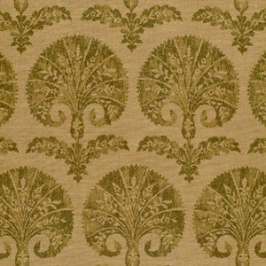 Tasha Carnation Basil 2643391 by Schumacher Designer Fabric