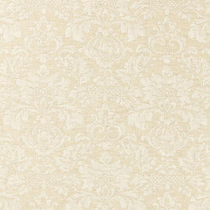 Montisi Linen Damask Buttermilk 66621 by Schumacher Designer Fabric