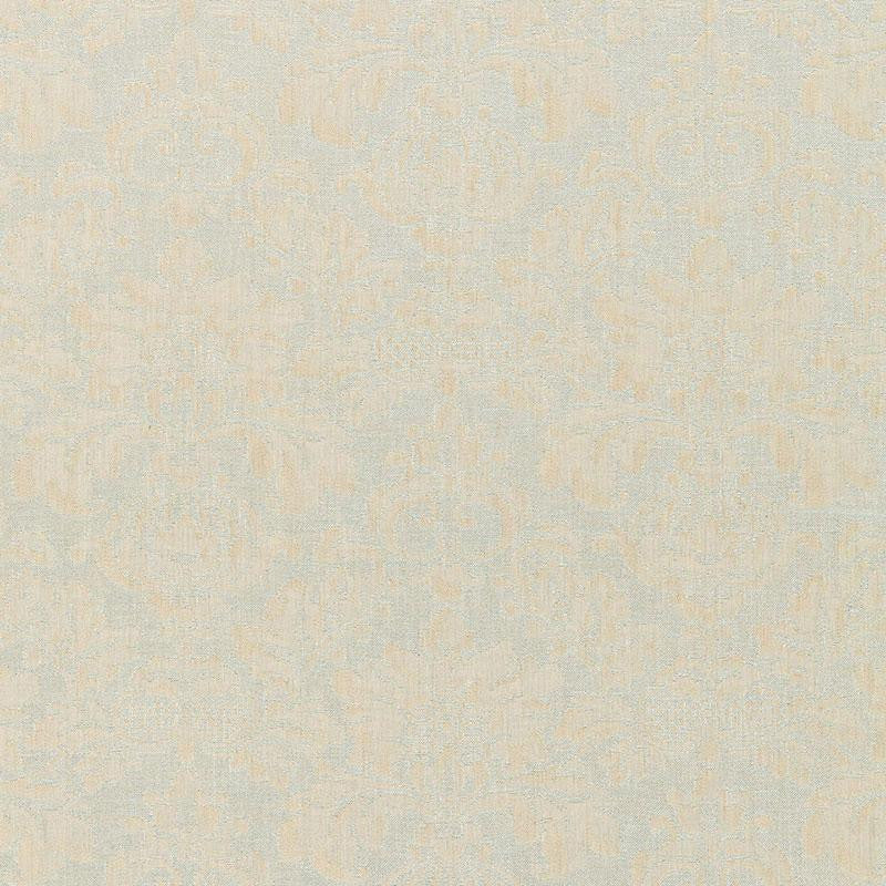 Montisi Linen Damask Moonstone 66622 by Schumacher Designer Fabric Palazzo 6.75" - Swanky Fabrics -