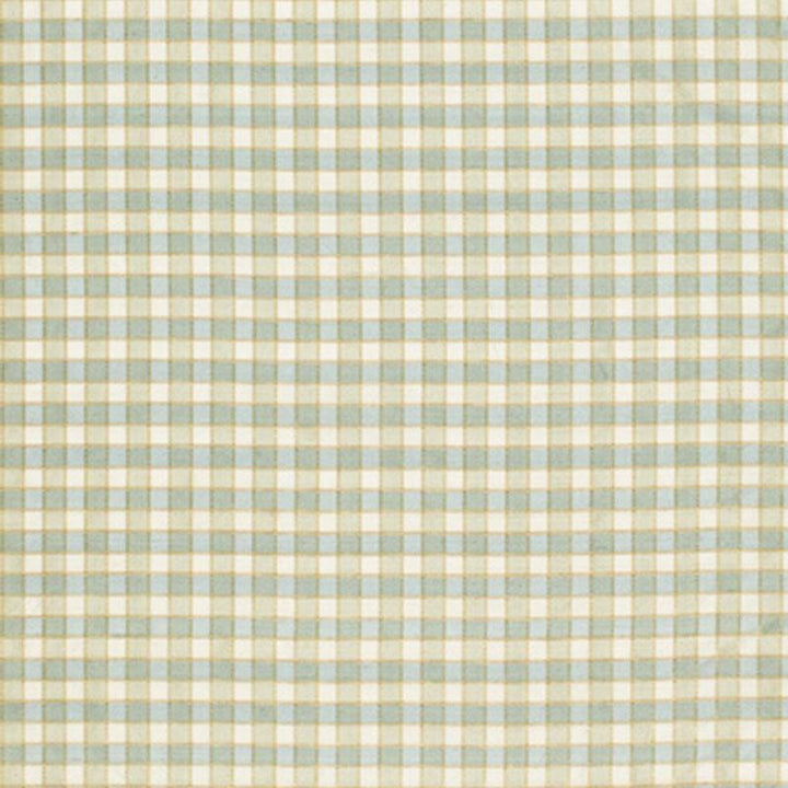 Ingrid Silk Check Seaspray 3453003 by Schumacher Designer Fabric Chroma 1.0" - Swanky Fabrics -