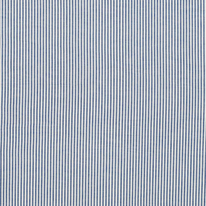 Bailey Seersucker Blue 3474000 by Schumacher Designer Fabric Sea Island Stripe - Swanky Fabrics -