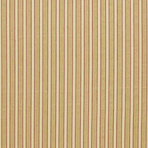 Antique Ticking Stripe Sandalwood 3475001 by Schumacher Designer Fabric