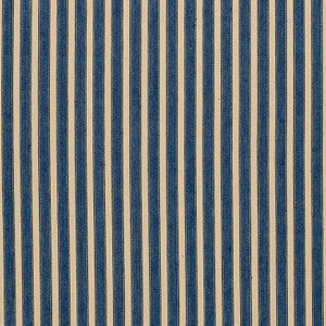 Antique Ticking Stripe Denim 3475004 by Schumacher Designer Fabric