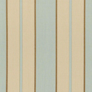 Summerside Stripe Aqua 3486000 by Schumacher Designer Fabric