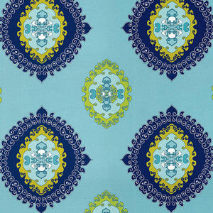 Super Paradise Print Pool 174320 by Schumacher Designer Fabric