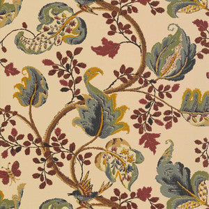 Fox Hollow Document Natural 5004101 by Schumacher Designer Wallpaper