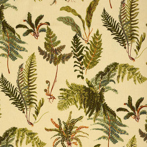 Les Fougeres Antique 174092 by Schumacher Designer Fabric