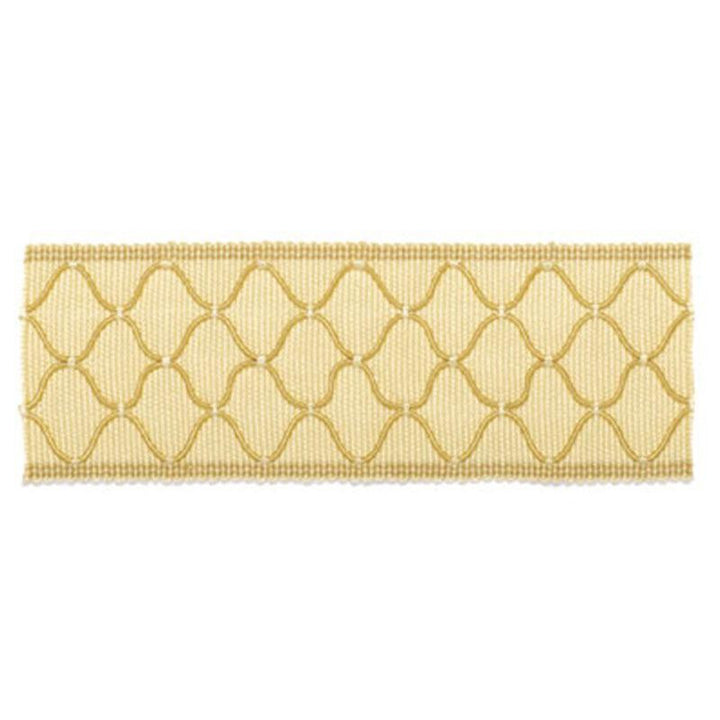 Kent Braid Champagne 63174 by Schumacher Designer Trim Somerset - Swanky Fabrics -
