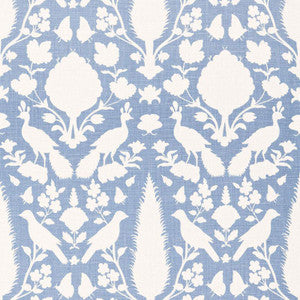 Chenonceau Sky 173567 by Schumacher Designer Fabric