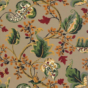 Fox Hollow Multi On Flannel 5004100 by Schumacher Designer Wallpaper
