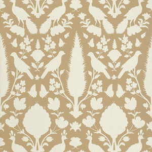 Chenonceau Fawn 5004121 by Schumacher Designer Wallpaper