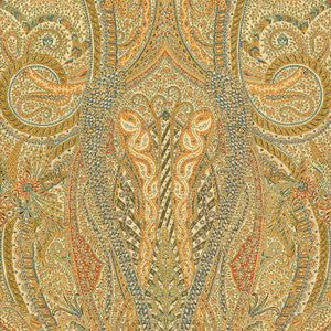 Emile Cachemire Spice 5004191 by Schumacher Designer Wallpaper