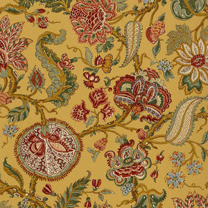 Chalfont Sunflower 5004202 by Schumacher Designer Wallpaper