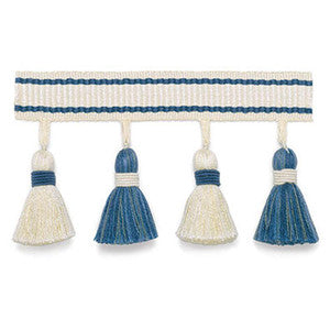 Merida Tassel Fringe Marine 63080 by Schumacher Designer Trim