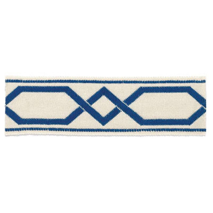 Saint Tropez Braid Marine 63090 by Schumacher Designer Trim Plein Air Trimmiings - Swanky Fabrics -