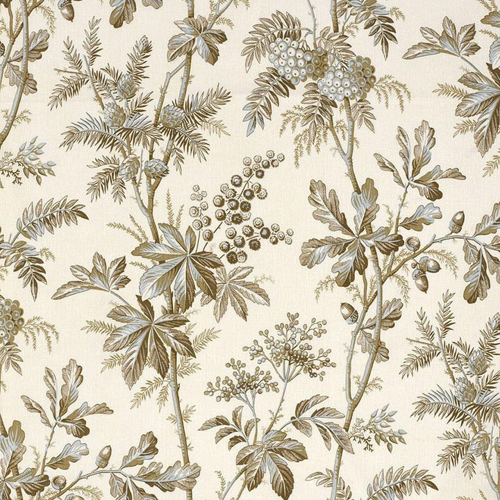 Brantwood Vine Mineral 174111 by Schumacher Designer Fabric Perennial Favorites 18.0" - Swanky Fabrics -