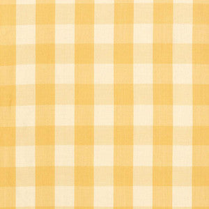 Camden Cotton Check Straw 63032 by Schumacher Designer Fabric