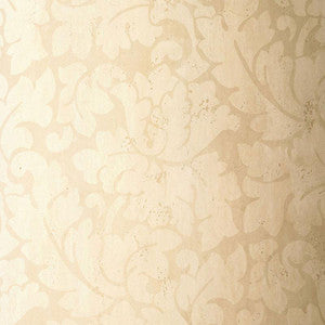 Tolomei Damask Cream 5003690 by Schumacher Designer Wallpaper