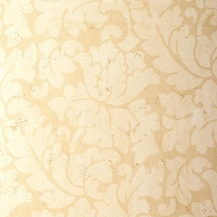 Tolomei Damask Sand 5003691 by Schumacher Designer Wallpaper Atelier 13.5" - Swanky Fabrics -