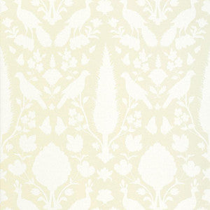 Chenonceau Bisque 5004124 by Schumacher Designer Wallpaper