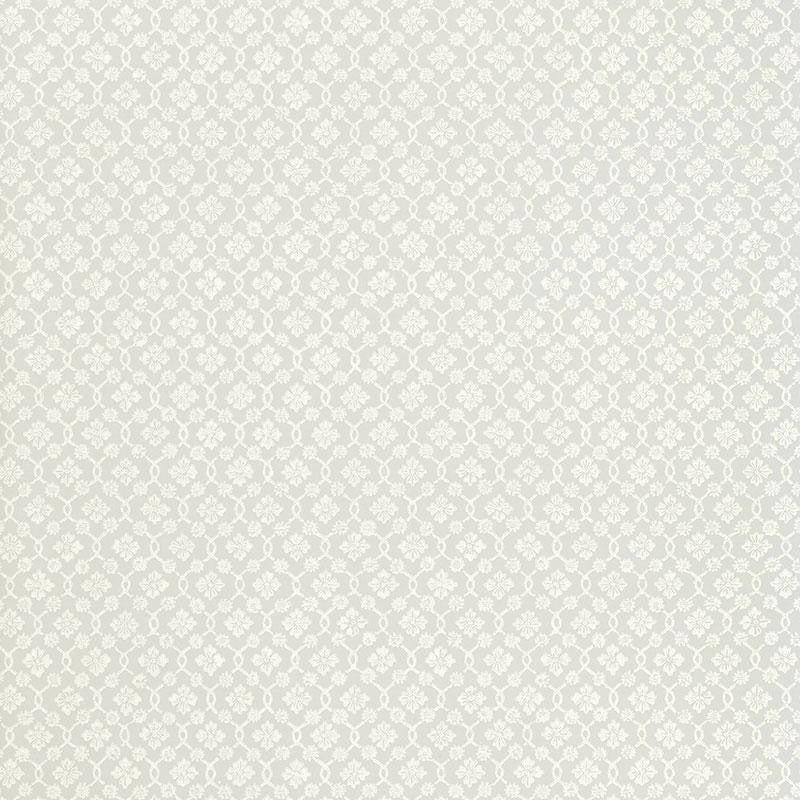 Harbury Trellis Dove 5004141 by Schumacher Designer Wallpaper Simply Charming 13.5" - Swanky Fabrics -