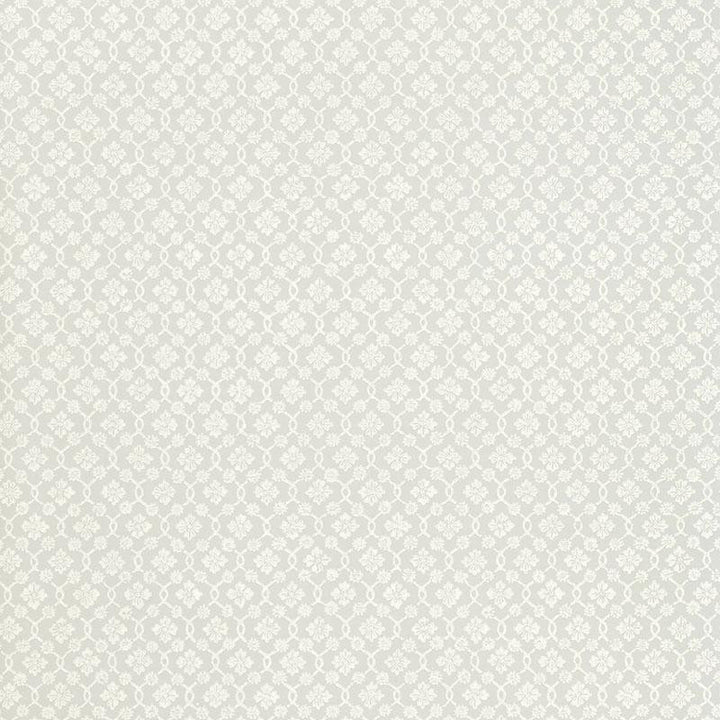 Harbury Trellis Dove 5004141 by Schumacher Designer Wallpaper Simply Charming 13.5" - Swanky Fabrics -
