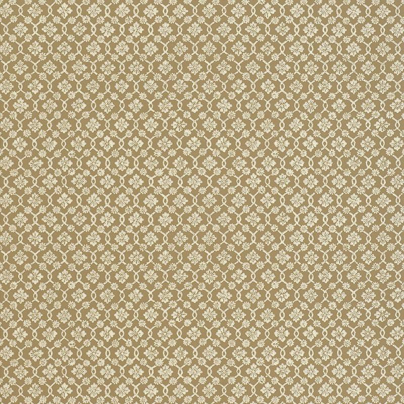 Harbury Trellis Sepia 5004146 by Schumacher Designer Wallpaper Simply Charming 13.5" - Swanky Fabrics -