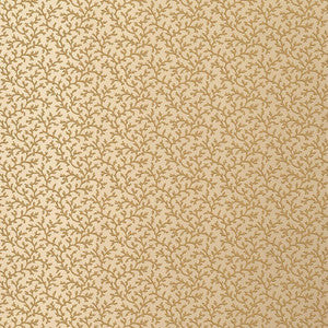 Coral Vine Burnished Gold 5004416 by Schumacher Designer Wallpaper